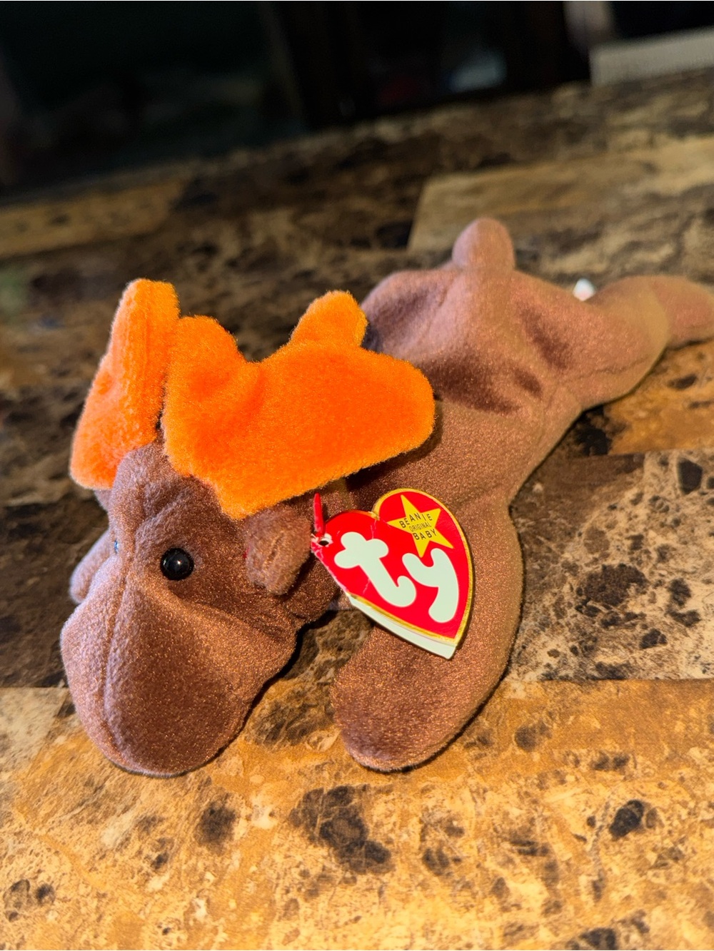 Chocolate The Moose Ty Beanie Baby Style 4015